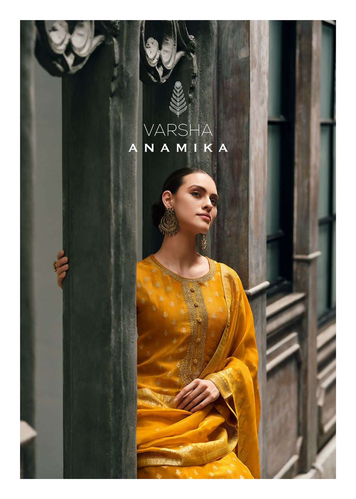 ANAMIKA BY VARSHA 01 TO 06 SERIES ORGANZA WOVEN WORK DRESSES