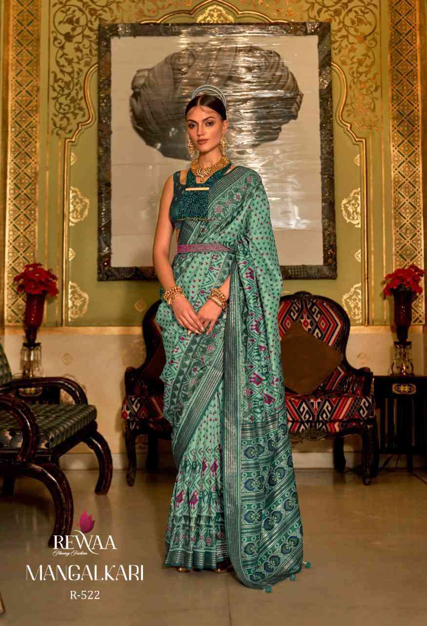 MANGALKARI BY REWAA 522 TO 524 SERIES DESIGNER PATOLA SILK SAREES