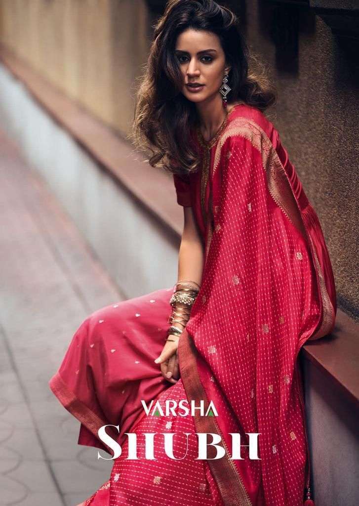 SHUBH BY VARSHA 01 TO 04 SERIES MUSLIN EMBROIDERY DRESSES