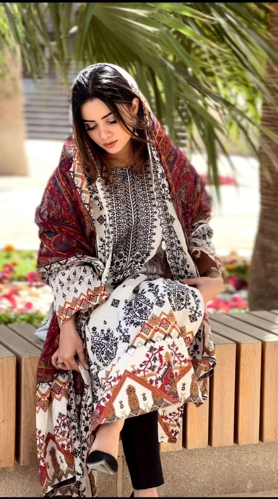 BIN 104 HIT DESIGN BY SHREE FABS COTTON EMBROIDERY PAKISTANI DRESS