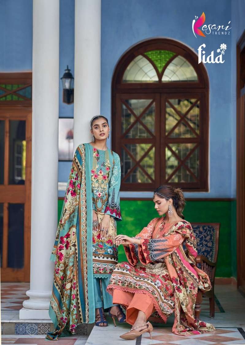 FIDA BY KESARI TRENDZ 991 TO 998 SERIES PURE LAWN COTTON EMBROIDERY DRESSES