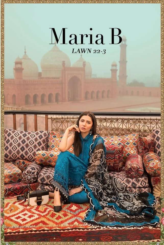 MARIA B LAWN 22 VOL-3 BY DEEPSY SUITS 1591 TO 1596 SERIES COTTON WORK PAKISTANI DRESSES