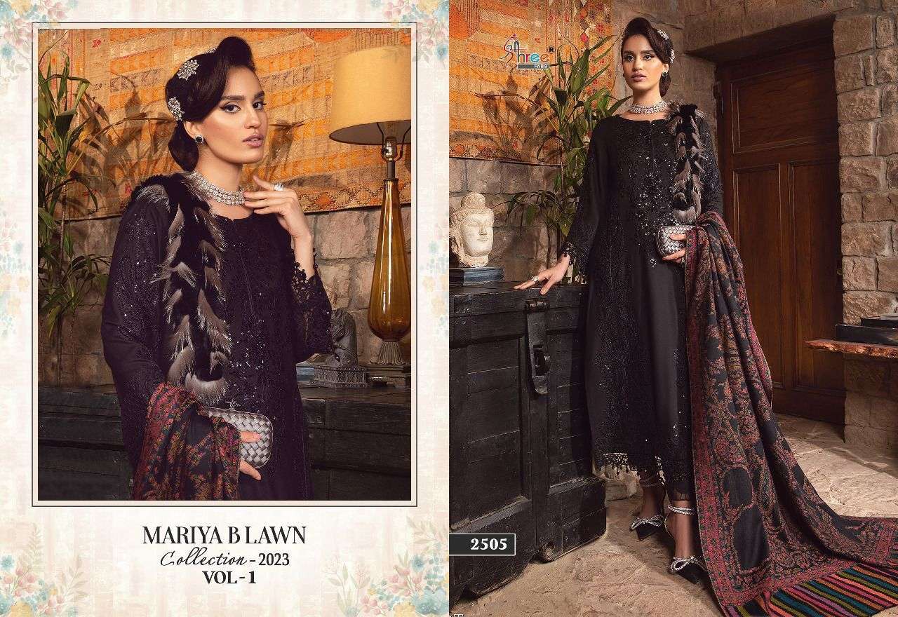 MARIYA B 2505 HIT DESIGN BY SHREE FABS COTTON EMBROIDERY PAKISTANI DRESS