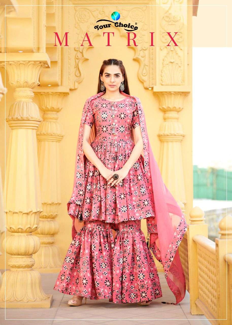 MATRIX BY YOUR CHOICE 4252 TO 4255 SERIES PURE MODAL DIGITAL PRINTED WORK SARARA SUITS