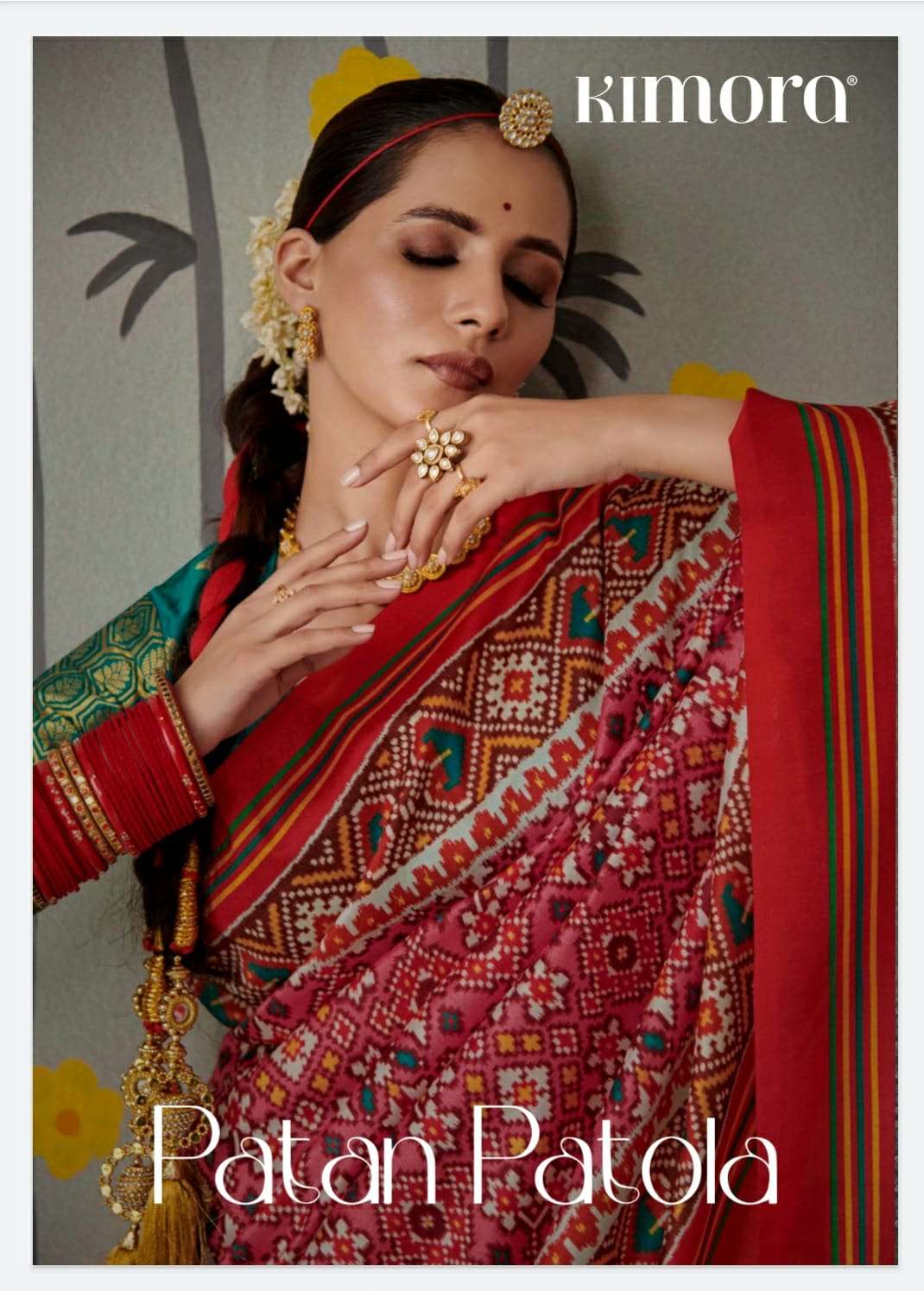 PATAN PATOLA BY KIMORA 2036 TO 2040 SERIES SOFT TUSSAR PATOLA SILK SAREES