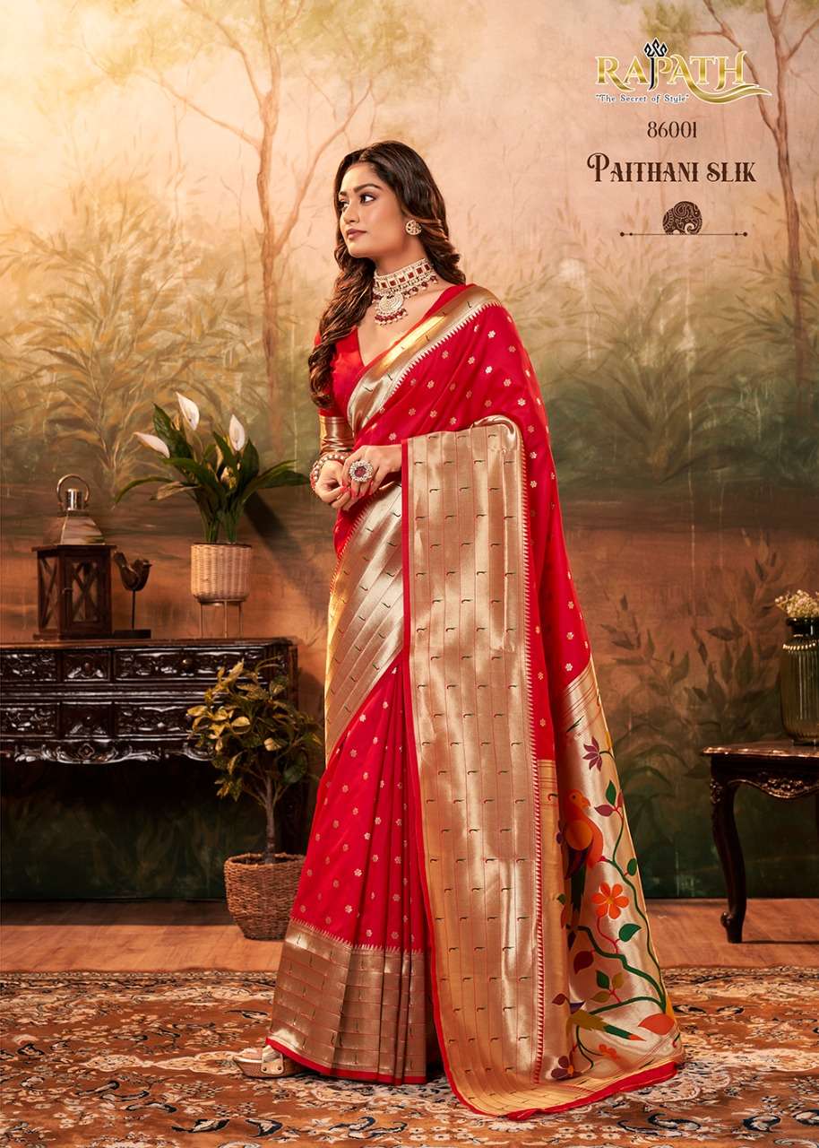 PAVITRA PAITHANI BY RAJPATH 86001 TO 86008 SERIES PURE PAITHANI SILK SAREES