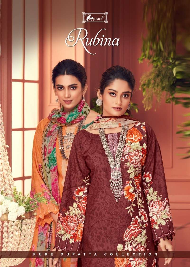 RUBINA BY KESAR 01 TO 06 SERIES PURE LAWN PRINT DRESSES