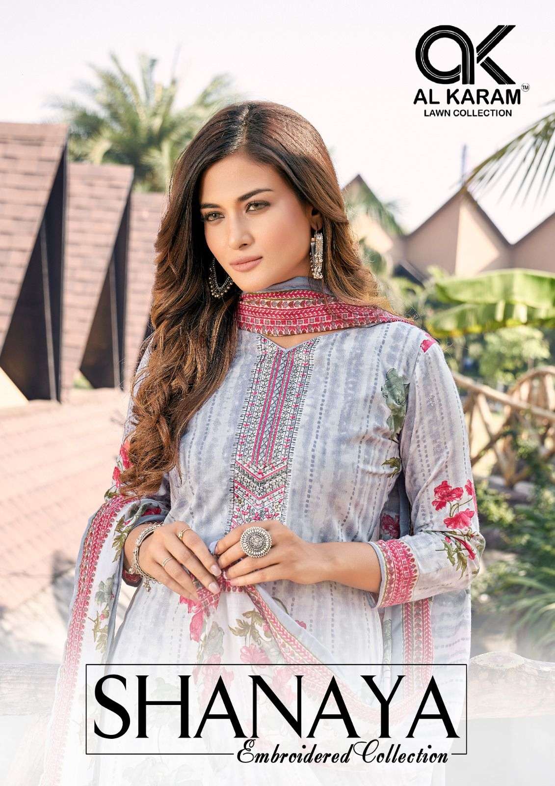 SHANAYA BY AL KARAM 1001 TO 1008 SERIES COTTON EMBROIDERY PAKISTANI DRESSES