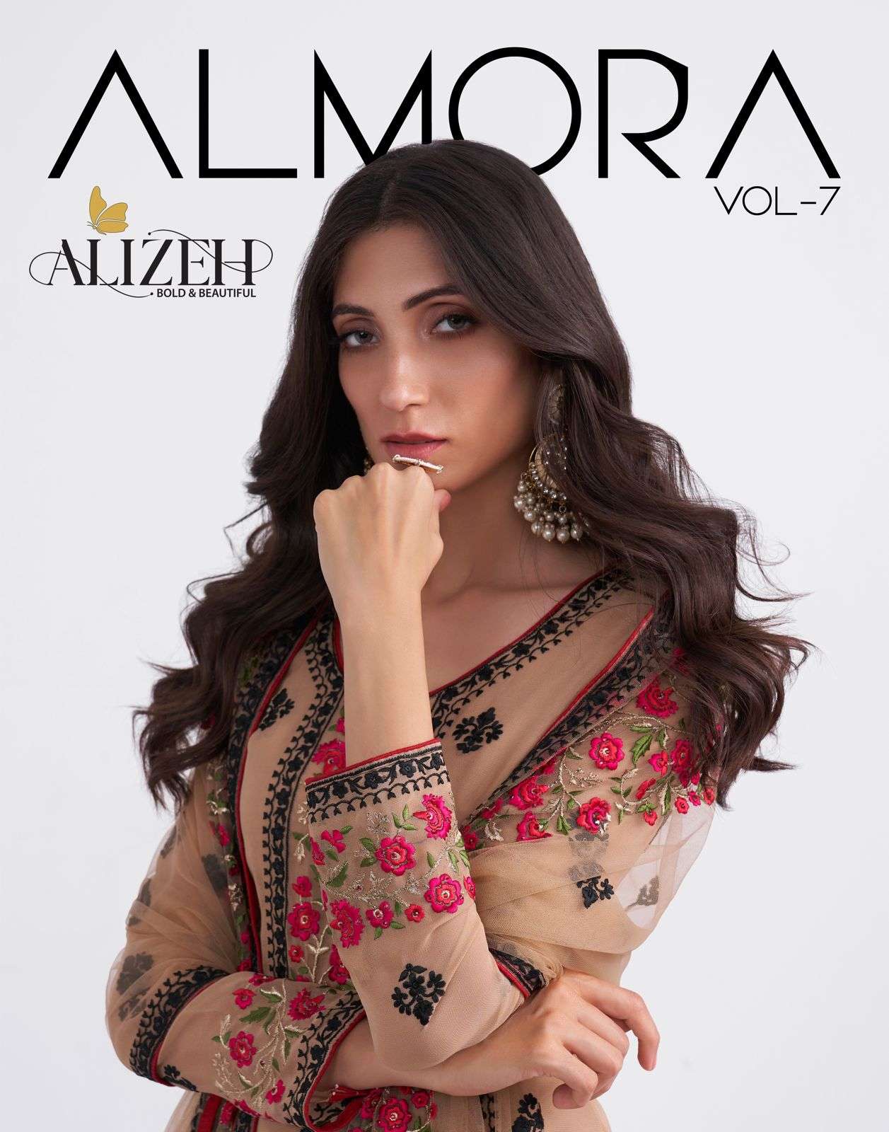 ALMORA VOL-7 BY ALIZEH 3026 TO 3029 HEAVY GEORGETTE EMBROIDERY WORK DRESSES