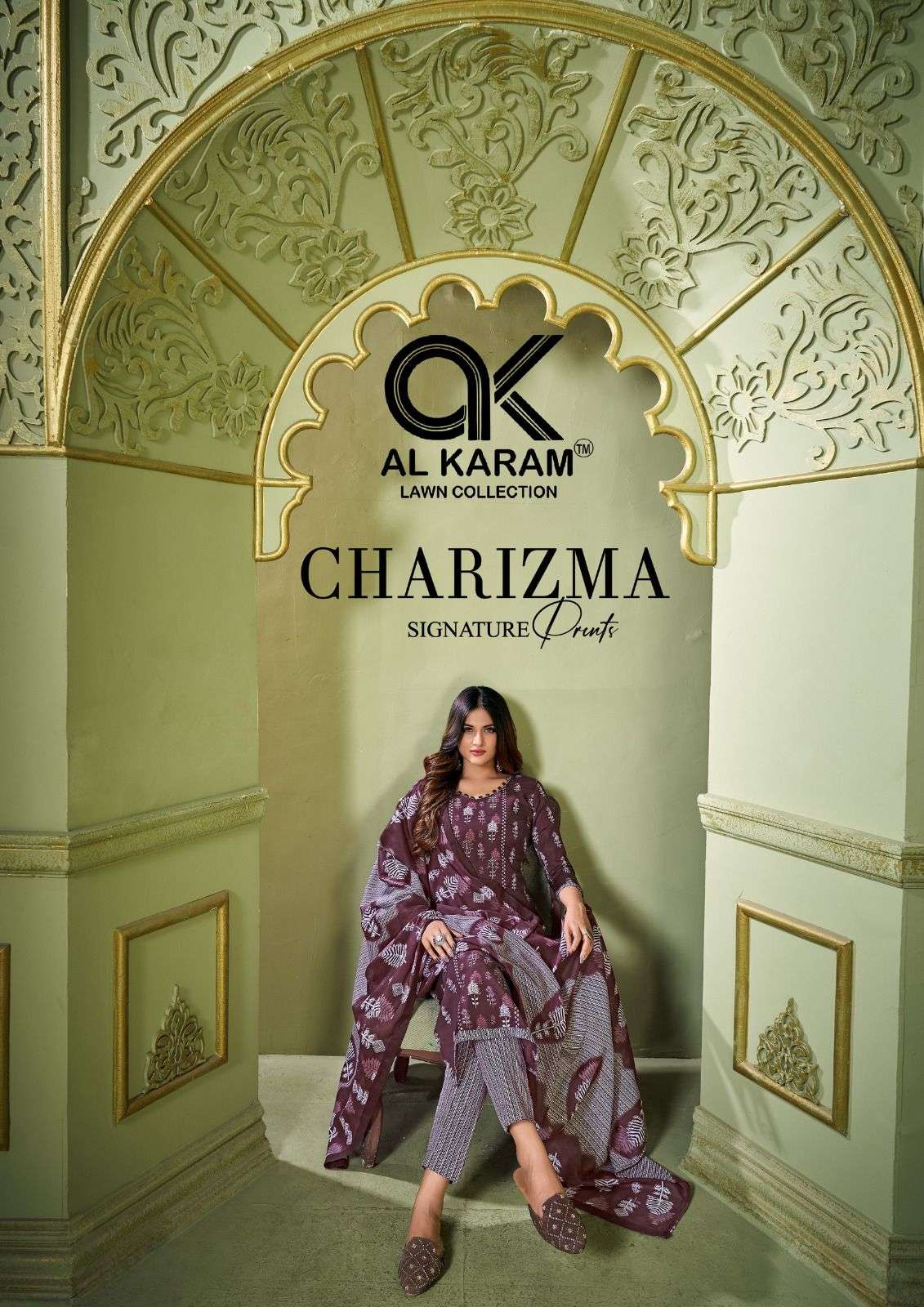 CHARIZMA SIGNATURE PRINT BY AL KARAM 1001 TO 1010 SERIES COTTON PRINT DRESSES