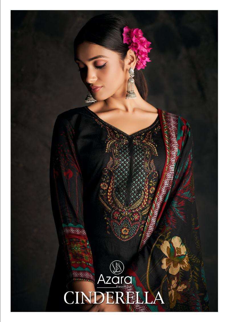 CINDERELLA BY RADHIKA TRENDZ 51001 TO 51006 SERIES JAAM COTTON EMBROIDERY DRESSES