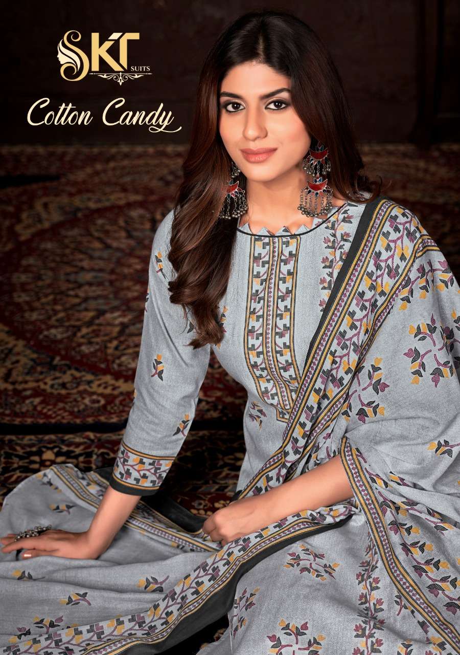 COTTON CANDY BY SKT SUITS 62001 TO 62008 SERIES COTTON PRINT DRESSES