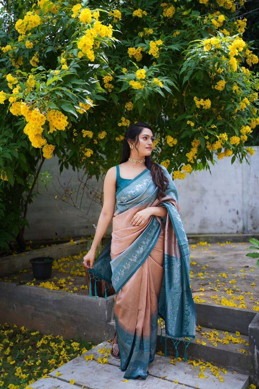 D-275 BY AQSAWHOLESALE SOFT BANARASI SILK SAREE