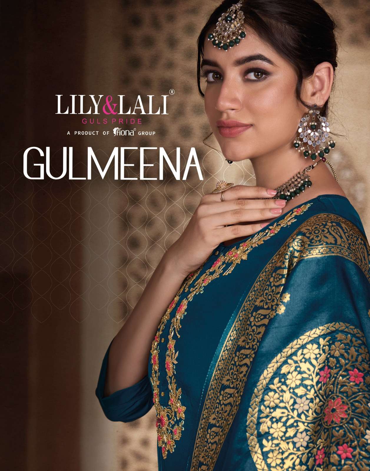 GULMEENA BY LILY & LALI 11101 TO 11106 SERIES VISCOSE SILK WORK STITCHED DRESSES