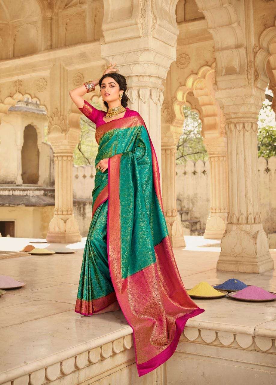 SAKSHI SILK BY PANKH 2501 TO 2512 SERIES BANARASI KATAN SILK SAREES