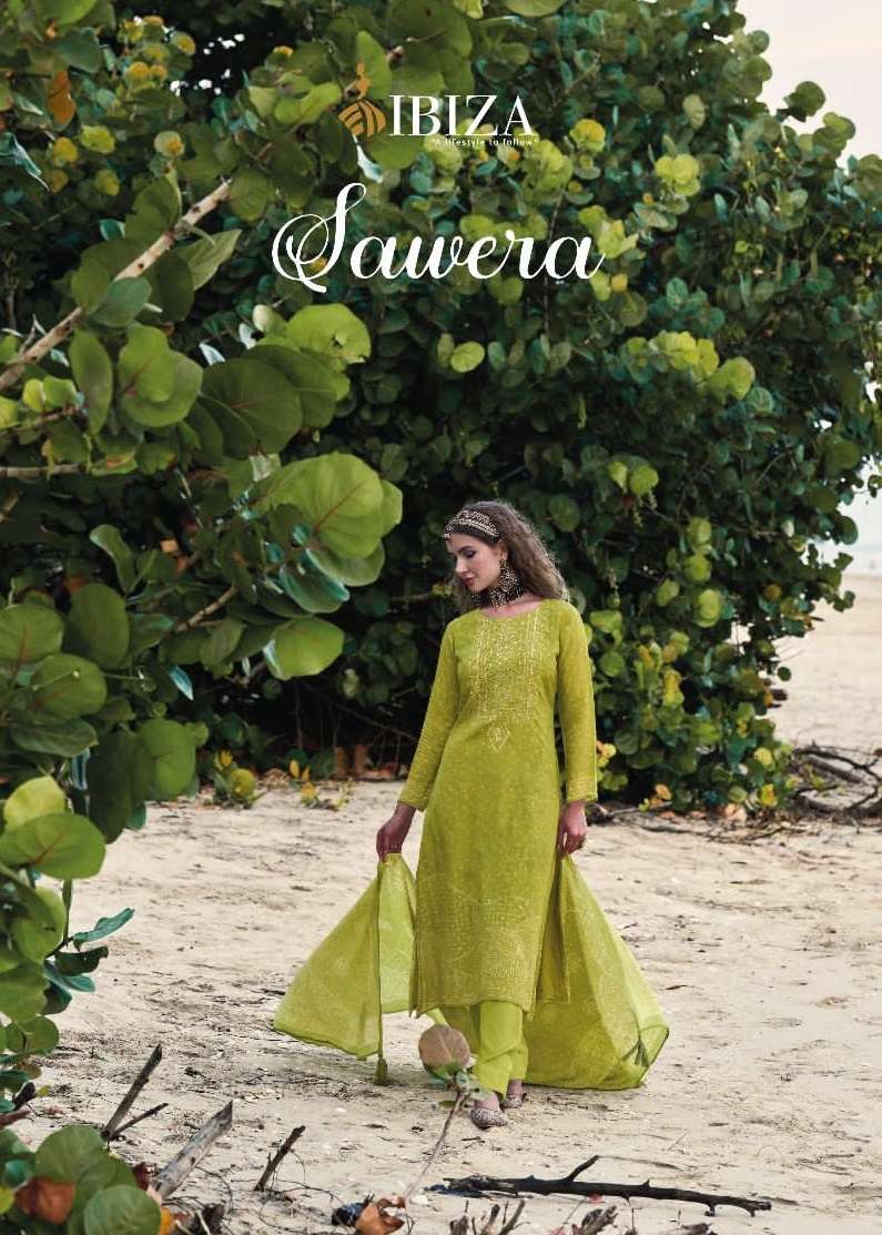 SAWERA BY IBIZA 12452 TO 12459 SERIES PURE BEMBER HAND WORK DRESSES