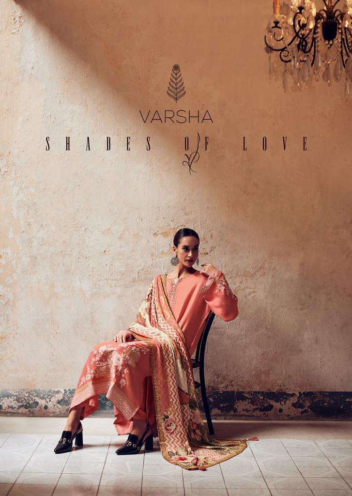 SHADES OF LOVE BY VARSHA 01 TO 04 SERIES VISCOE MUSLIN EMBROIDERY DRESSES