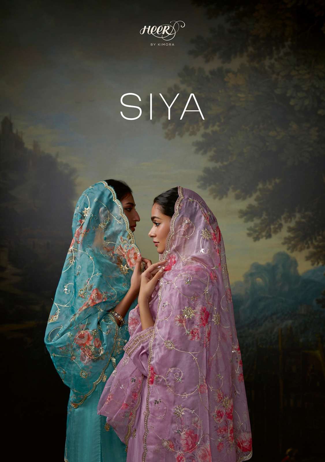 SIYA BY HEER 8961 TO 8988 SERIES MODAL COTTON PRINT EMBROIDERY DRESSES