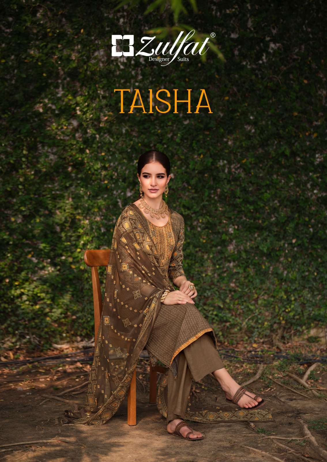 TAISHA BY ZULFAT 486-001 TO 486-008 SERIES RAYON VISCOSE EMBROIDERY DRESSES