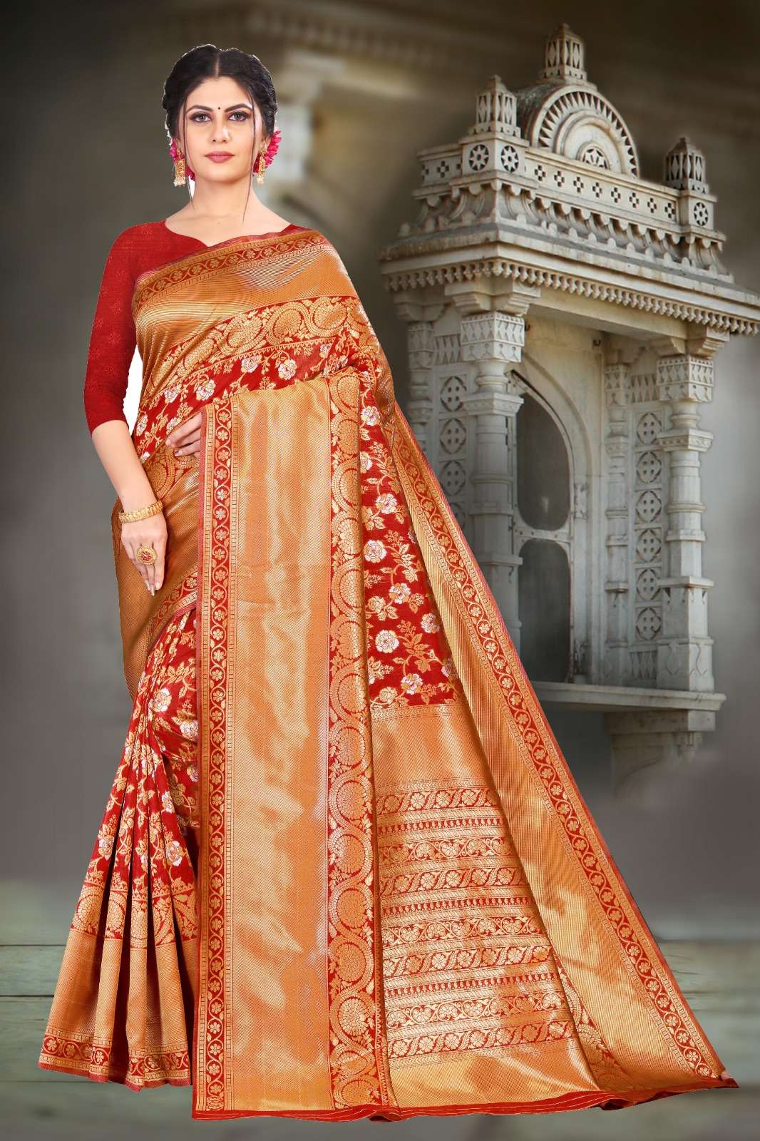 VRATI D-178 BY AQSAWHOLESALE SOFT LITCHI SILK SAREE