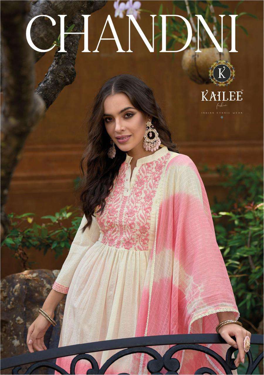 CHANDANI BY KAILEE FASHION 40401 TO 40404 SERIES COTTON EMBROIDERY STITCHED DRESSES