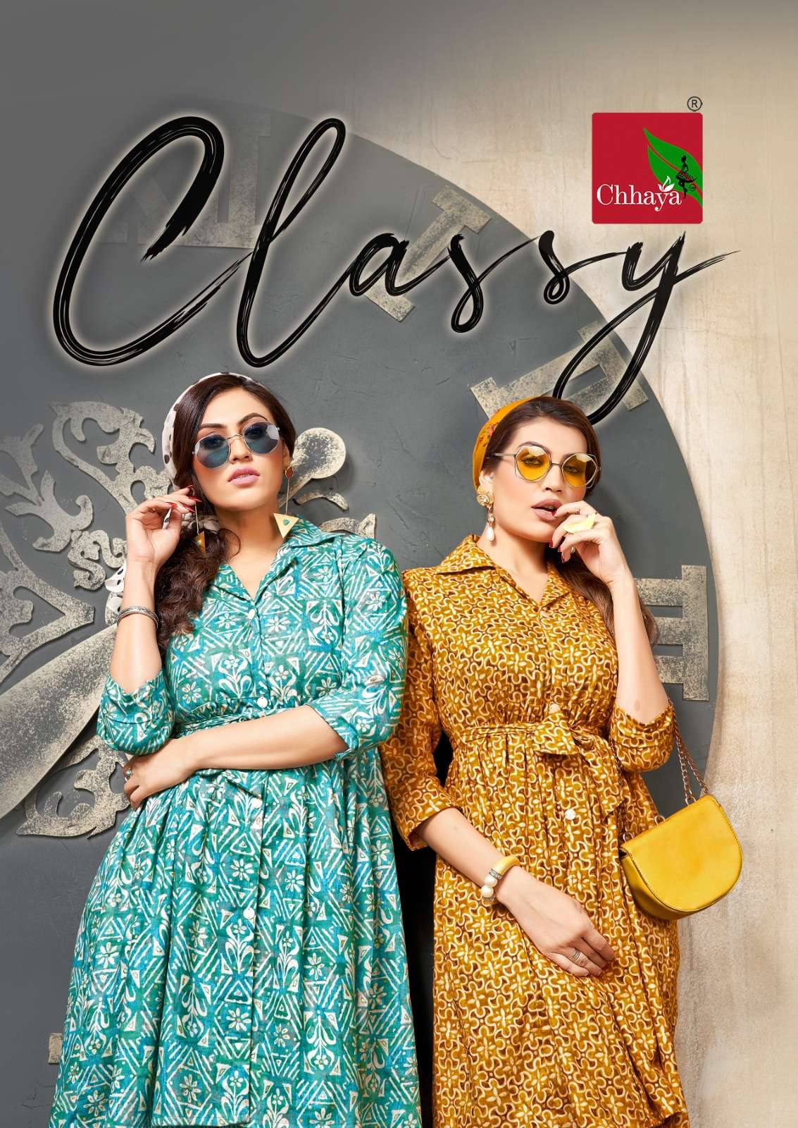 CHHAYA CLASSY BY AQSAWHOLESALE 1001 TO 1006 SERIES RAYON FOIL PRINT TUNICS