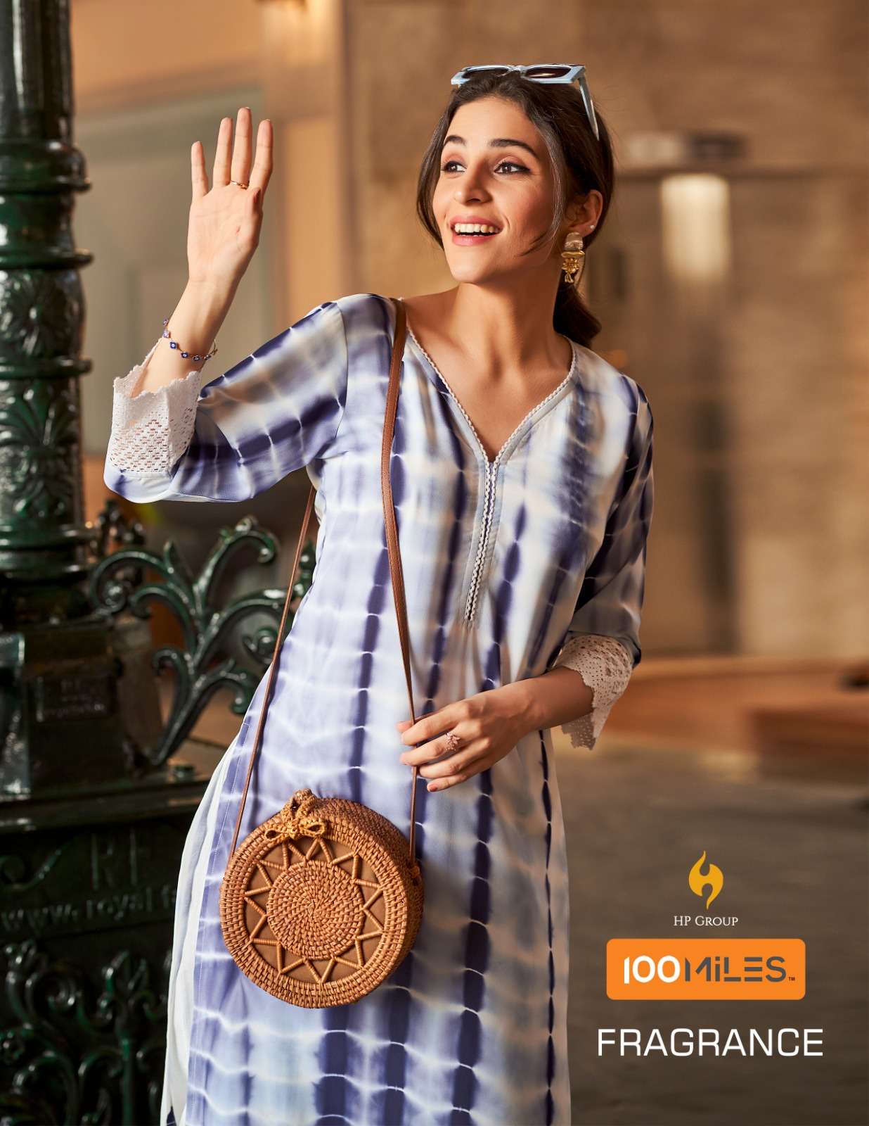 FRANGNANCE BY 100MILES 01 TO 04 SERIES GEORGETTE WORK KURTI & PANTS