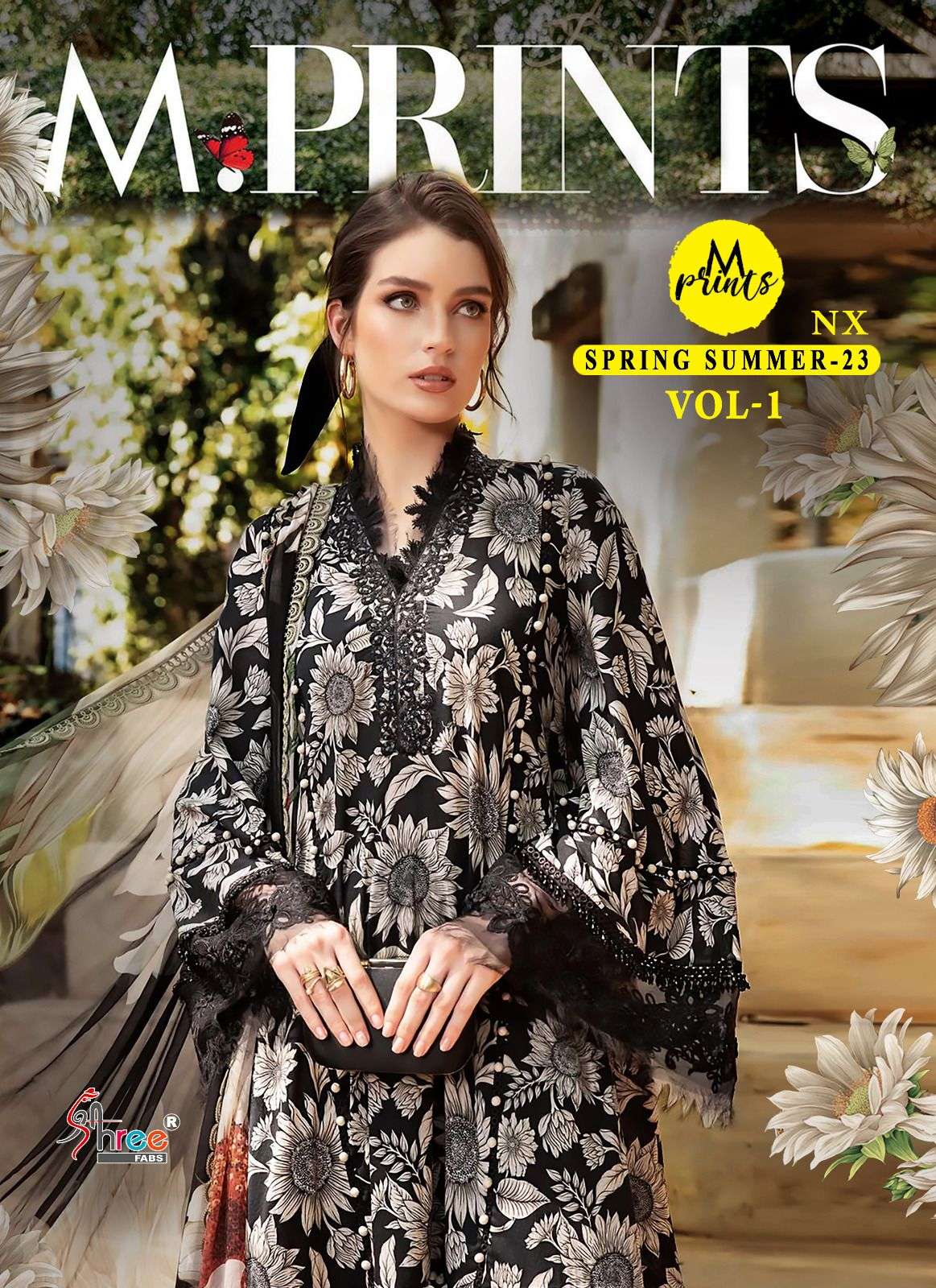 M.PRINTS SPRING SUMMER-23 NX BY SHREE FABS 2576 TO 2579 SERIES COTTON PAKISTANI DRESSES