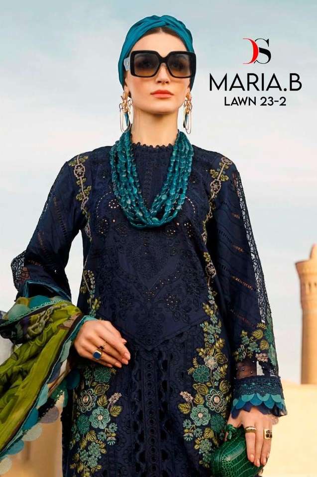 MARIA.B LAWN 23 VOL-2 BY DEEPSY SUITS 3101 TO 3108 SERIES COTTON EMBROIDERY PAKISTANI DRESSES