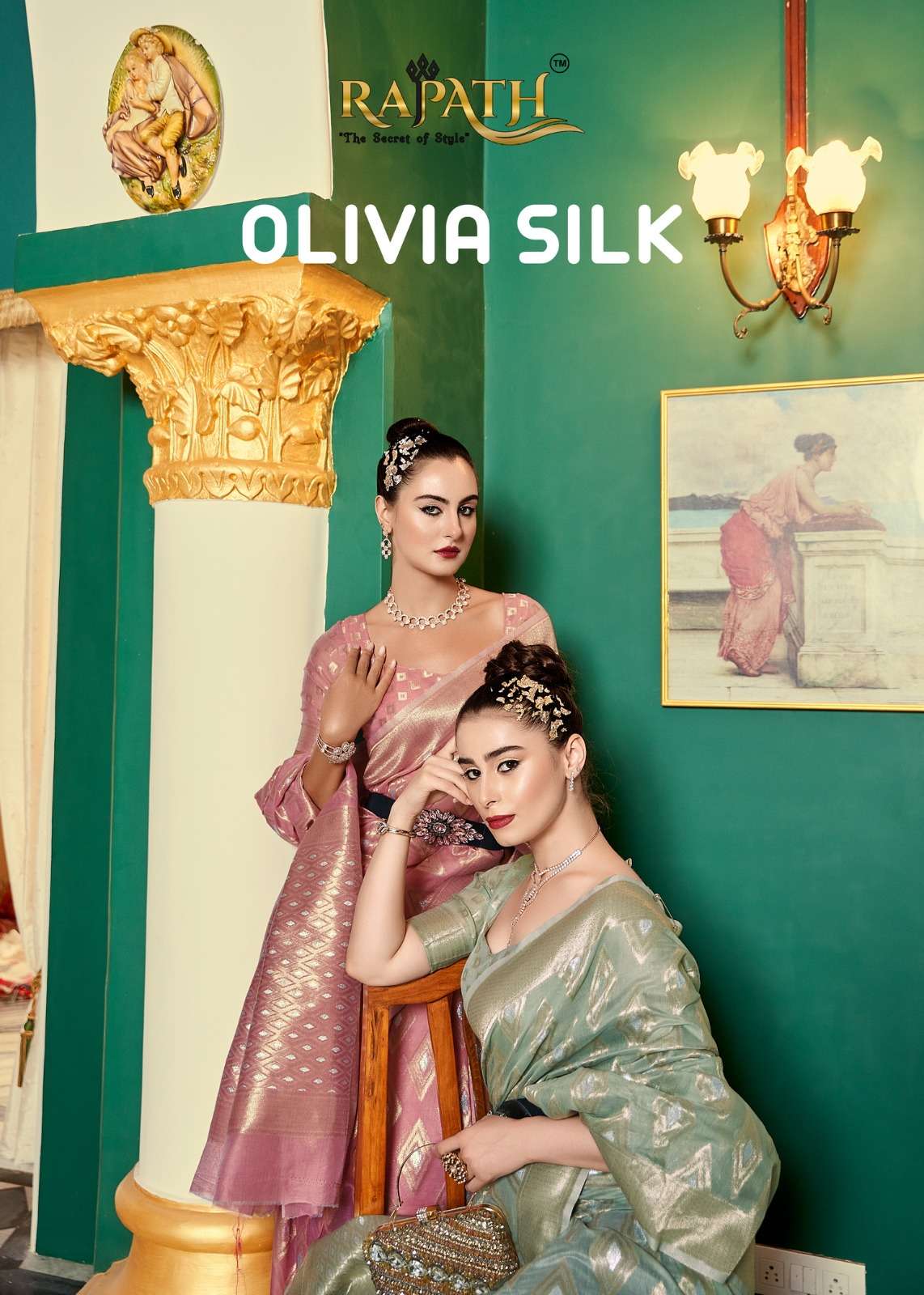 OLIVIA SILK BY RAJPATH 128001 TO 128006 SERIES PURE COTTON MODAL SILK SAREES