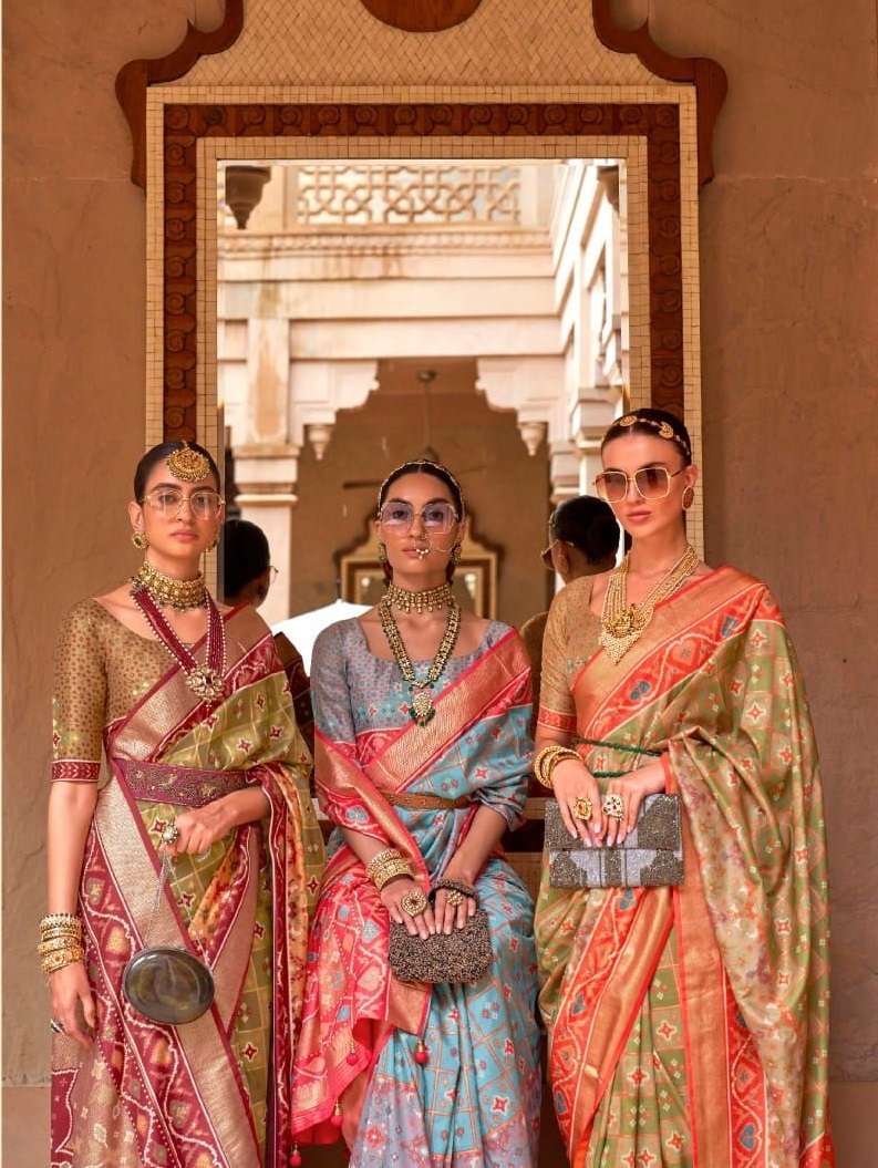 RAJVANSH BY REWAA 633 TO 635 SERIES DESIGNER PATOLA SILK SAREES