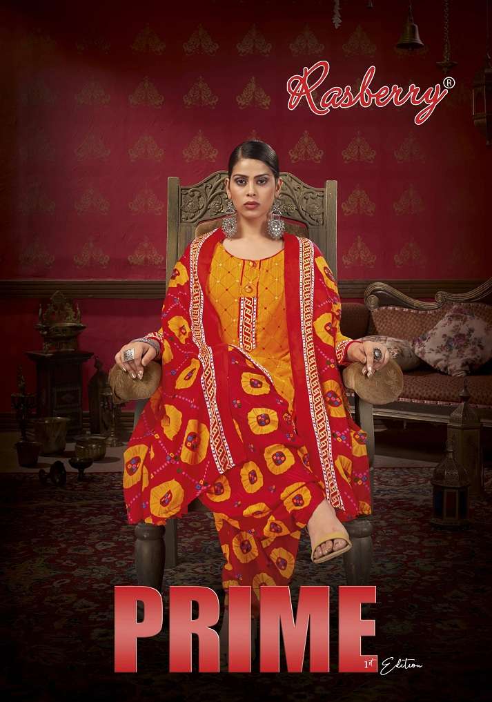 RASBERRY PRIME BY AQSAWHOLESALE 1001 TO 1012 SERIES COTTON PRINT STITCHED DRESSES