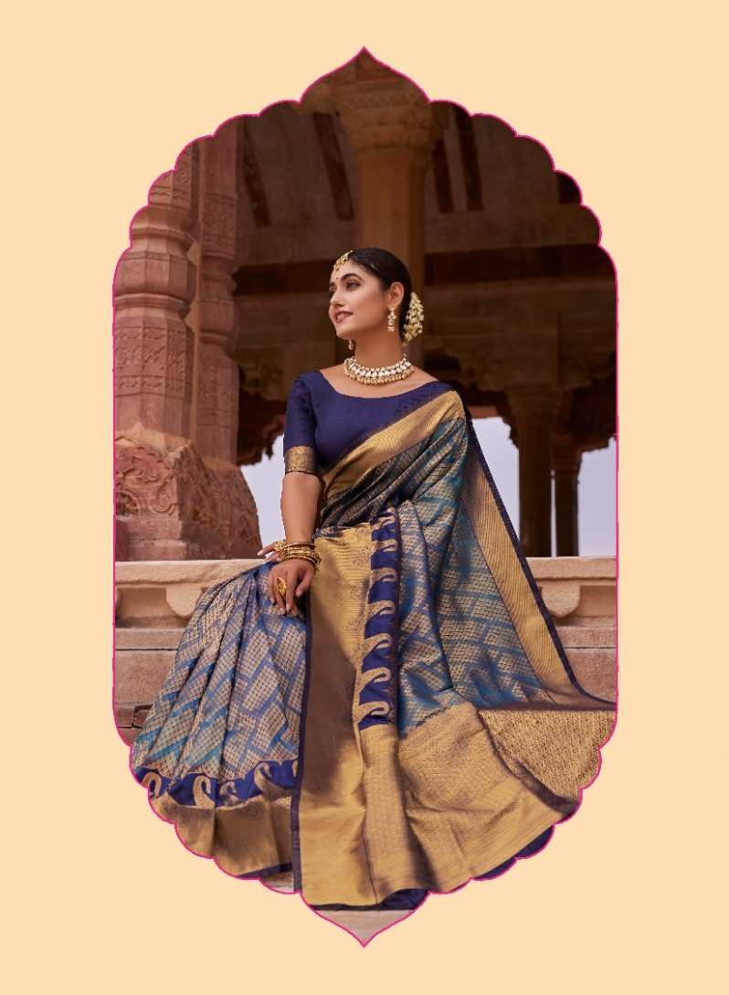 ROYAL VOL-1 BY PANACHE 1971 TO 1979 SERIES SILK DESIGNER WORK SAREES