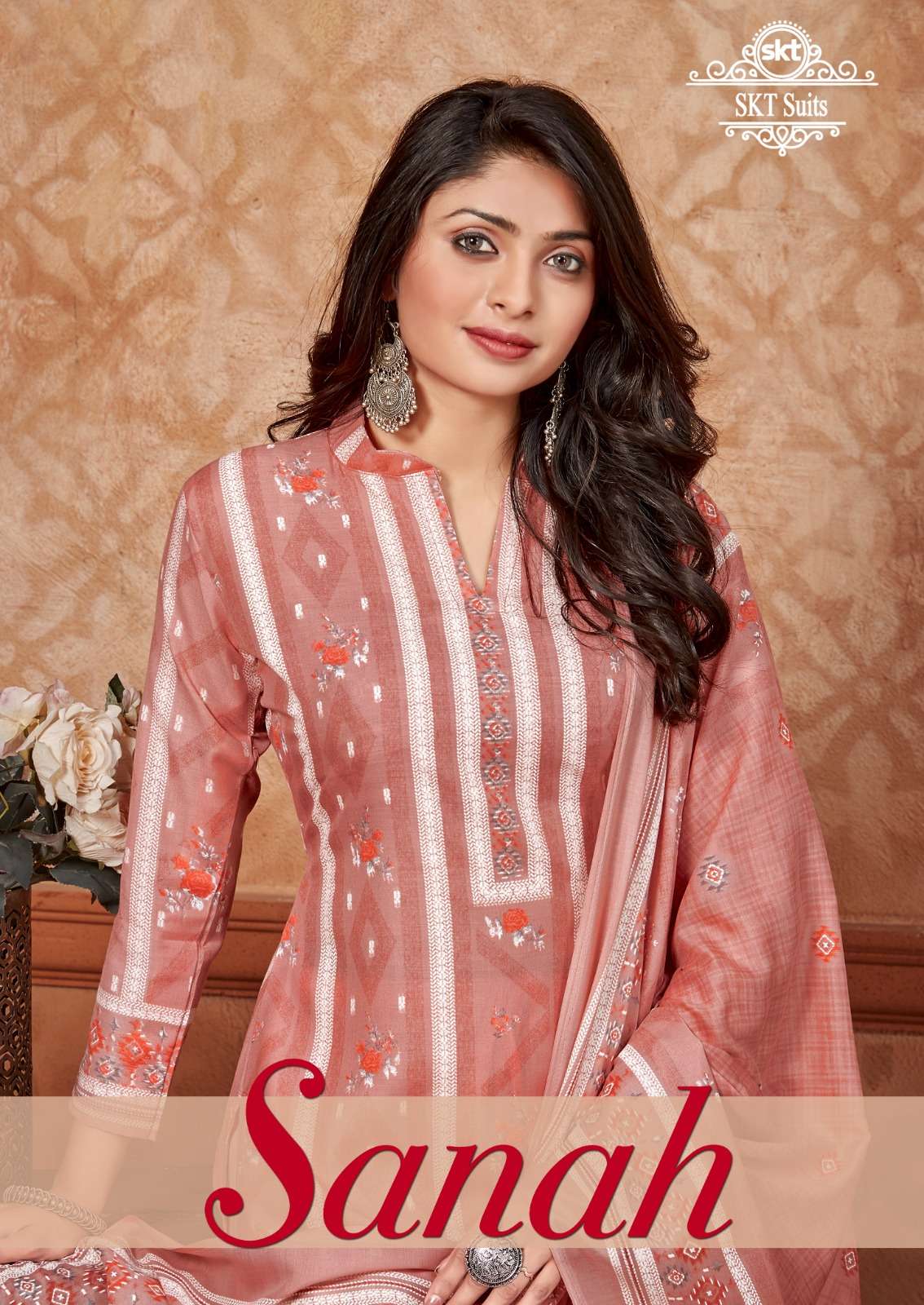 SANAH BY SKT SUITS 1001 TO 1012 SERIES COTTON PRINT DRESSES