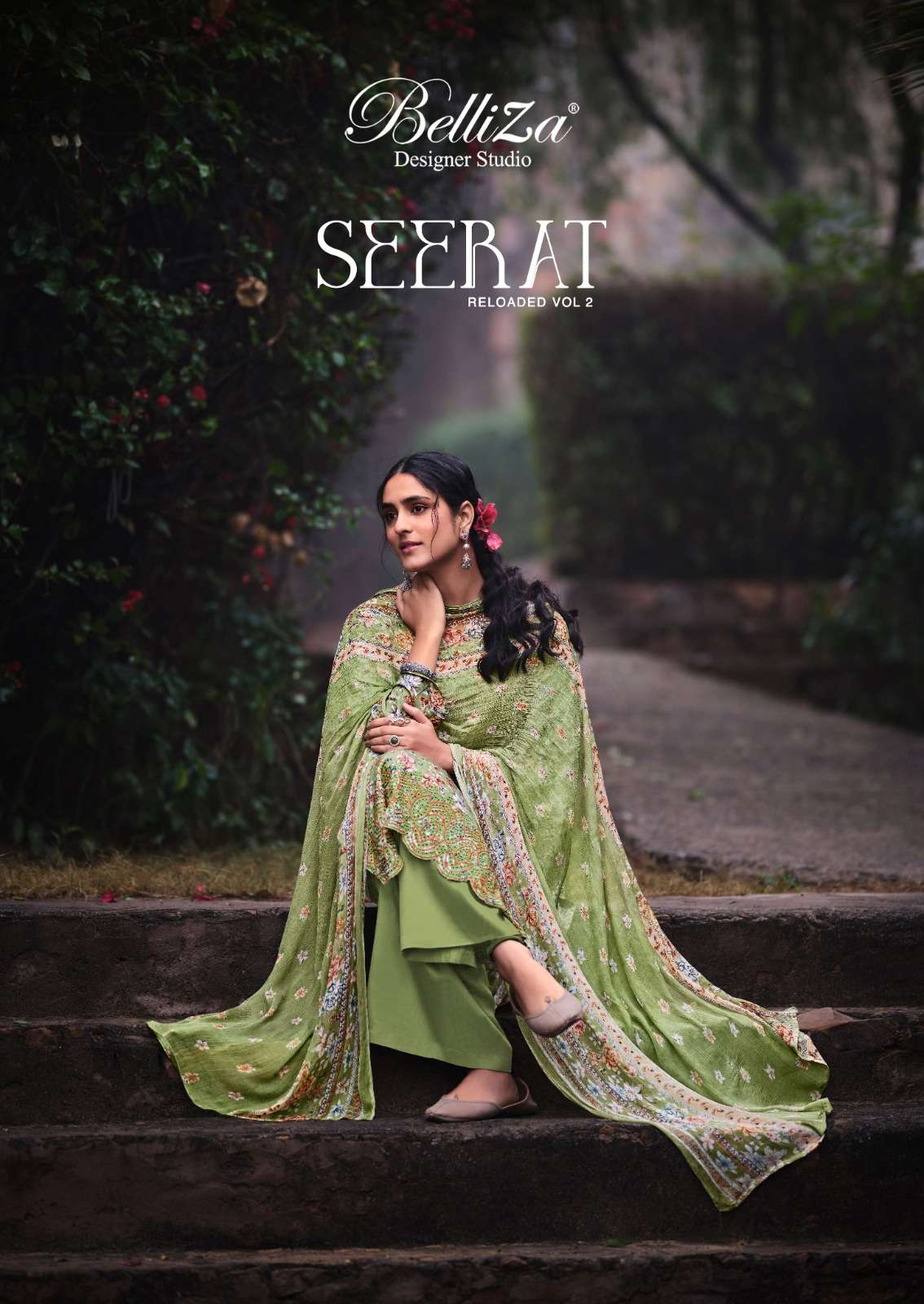 SEERAT VOL-2 BY BELLIZA 775-001 TO 775-010 SERIES PURE HEAVY JAM COTTON EMBROIDERY DRESSES