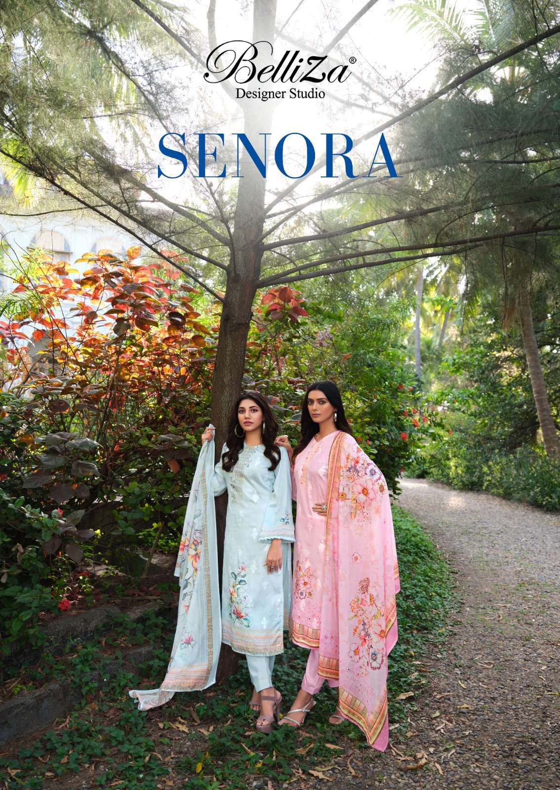 SENORA BY BELLIZA 778-001 TO 778-008 SERIES PURE JAM COTTON EMBROIDERY DRESSES