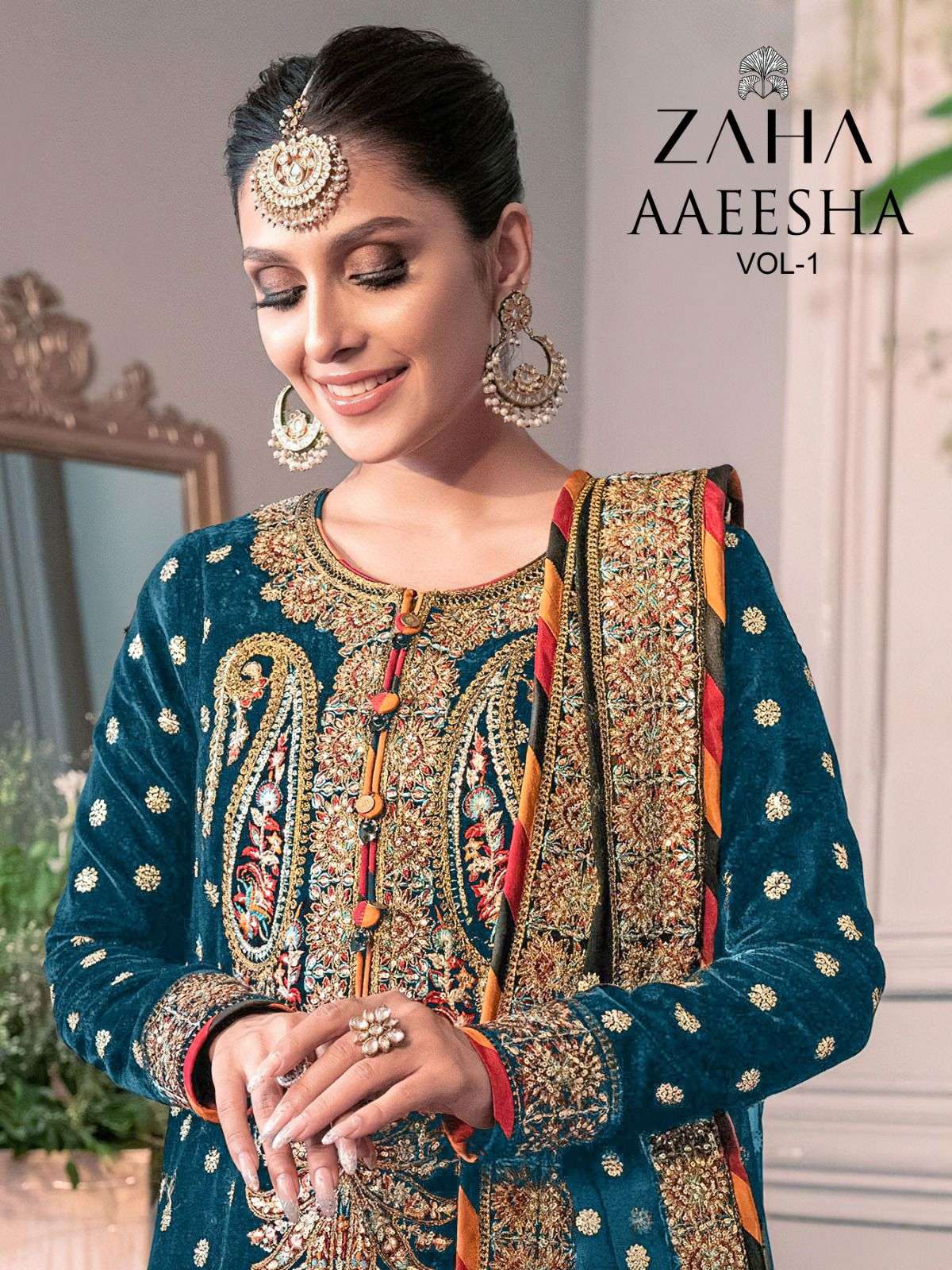 10113 COLOURS BY ZAHA 10113-A TO 10113-D SERIES GEORGETTE EMBRODIERY PAKISTANI DRESSES