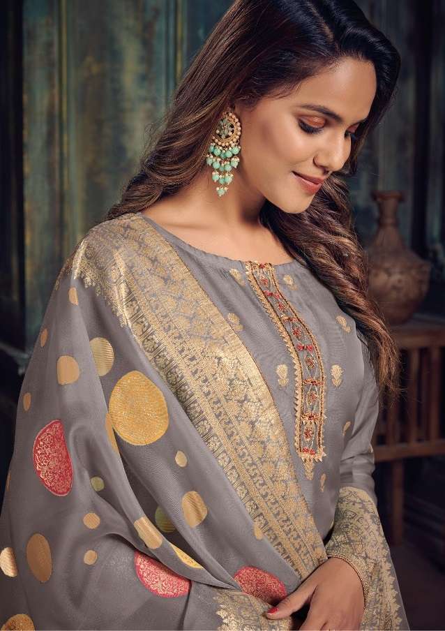 ANAMIKA BY RAMA FASHIONS 10001 TO 10006 SERIES BANGLORI SILK HAND WORK DRESSES