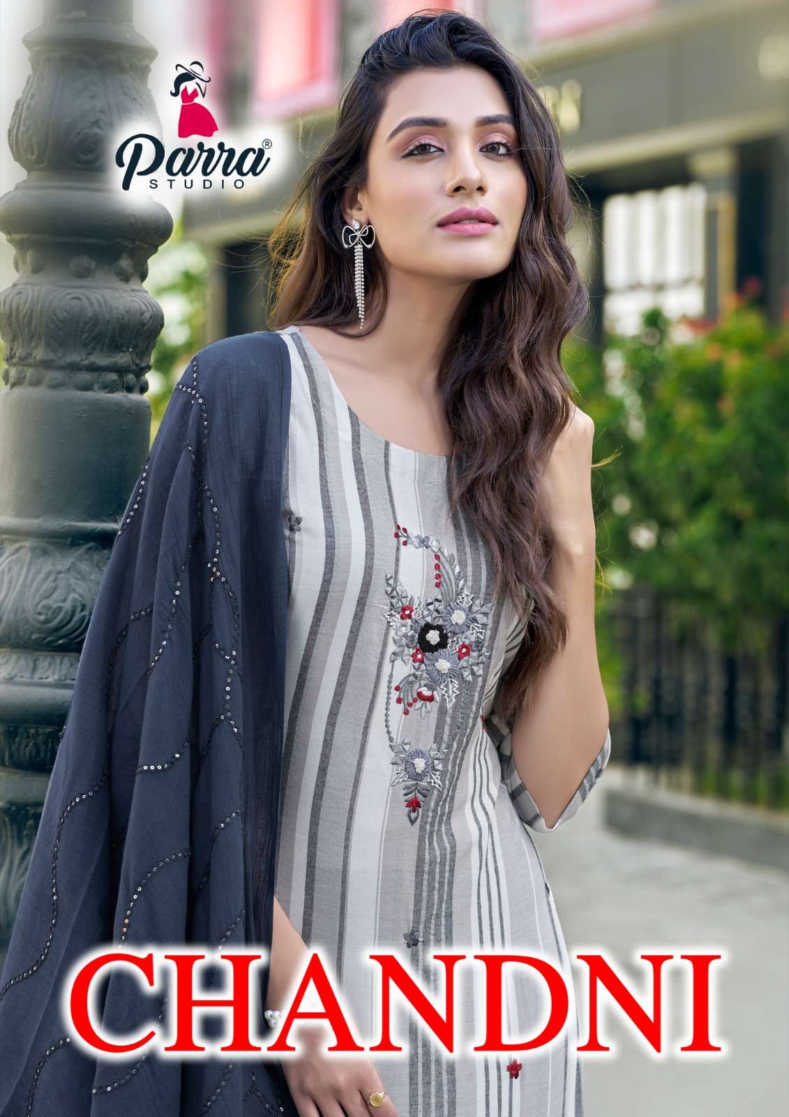 CHANDANI BY PARRA STUDIO 1001 TO 1008 SERIES PURE COTTON HAND WORK STITCHED DRESSES