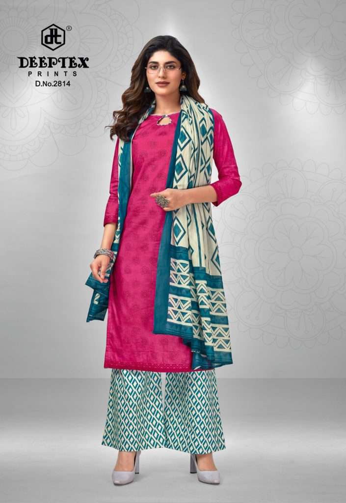 CHIEF GUEST VOL-28 BY DEEPTEX 2801 TO 2818 SERIES COTTON HEAVY LAWN COTTON PRINT DRESSES