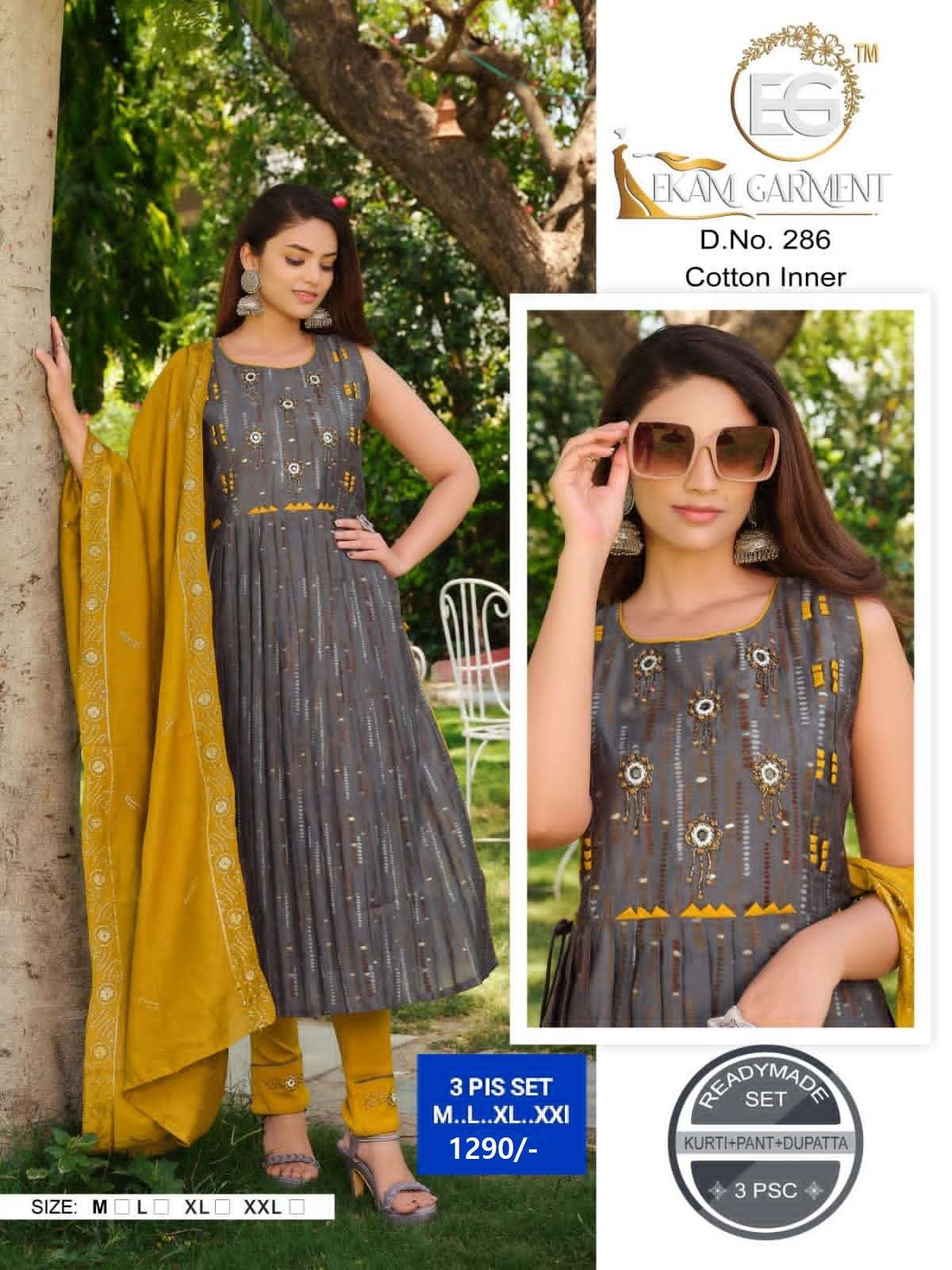 EG READYMADE BY AQSAWHOLESALE FANCY EMBRODERY WORK STITCHED DRESSES