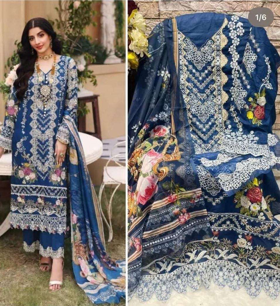 ELAF SUMMER COLLECTION BY AQSAWHOLESALE PURE COTTON EMBROIDERY PAKISTANI DRESS