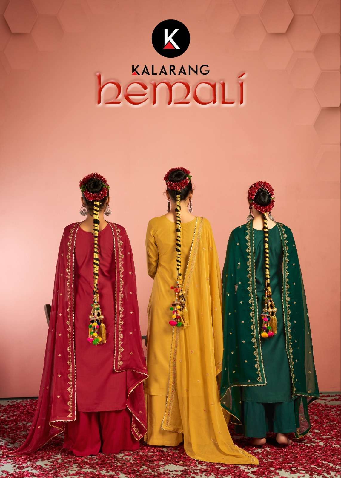 HEMALI BY KALARANG 10471 TO 10474 SERIES COTTON SILK EMBROIDERY WORK DRESSES