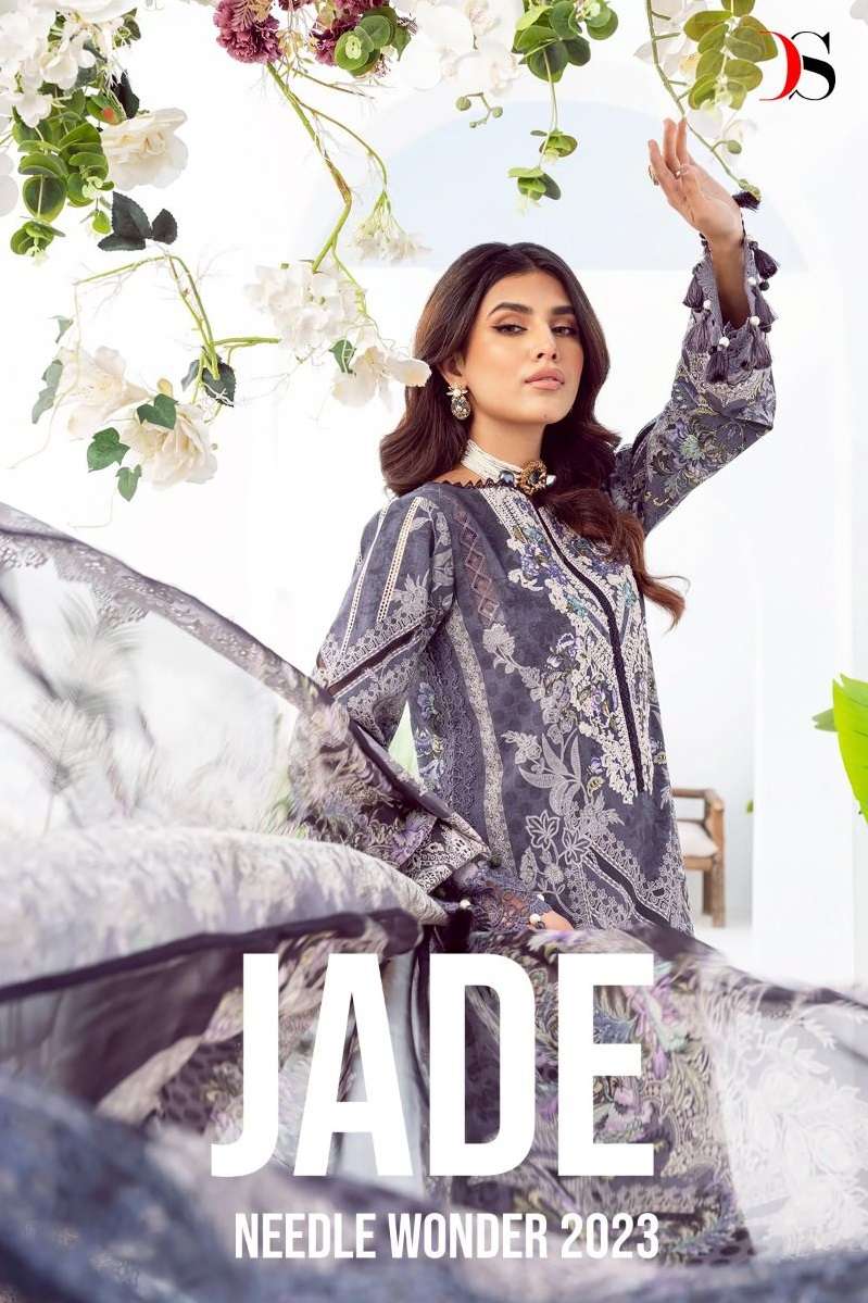 JADE NEEDLE WONDER BY DEEPSY SUITS 3161 TO 3168 SERIES COTTON PAKISTANI DRESSES