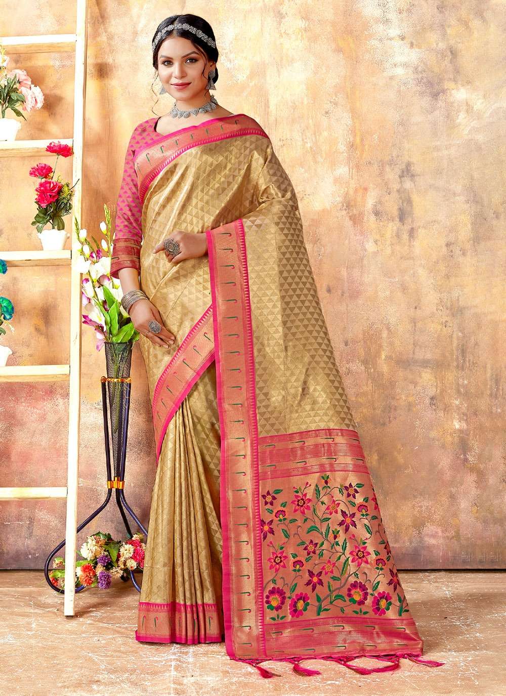 JYOTI BY BUNAWAT 1001 TO 1006 SERIES KANJIVARAM SILK WORK SAREES