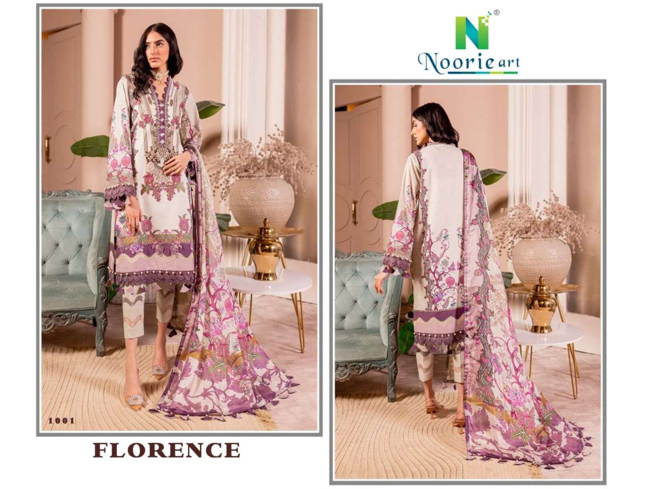 NOORIE FLORENCE BY AQSAWHOLESALE 1001 TO 1008 SERIES CAMBRIC COTTON WORK DRESSES