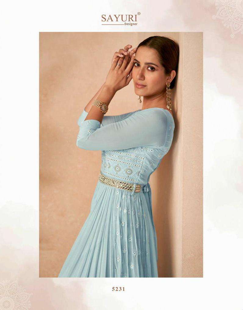 OCCASION BY SARURI 5230 TO 5231 SERIES PREMIUM SILK EMBROIDERY WORK DRESSES 