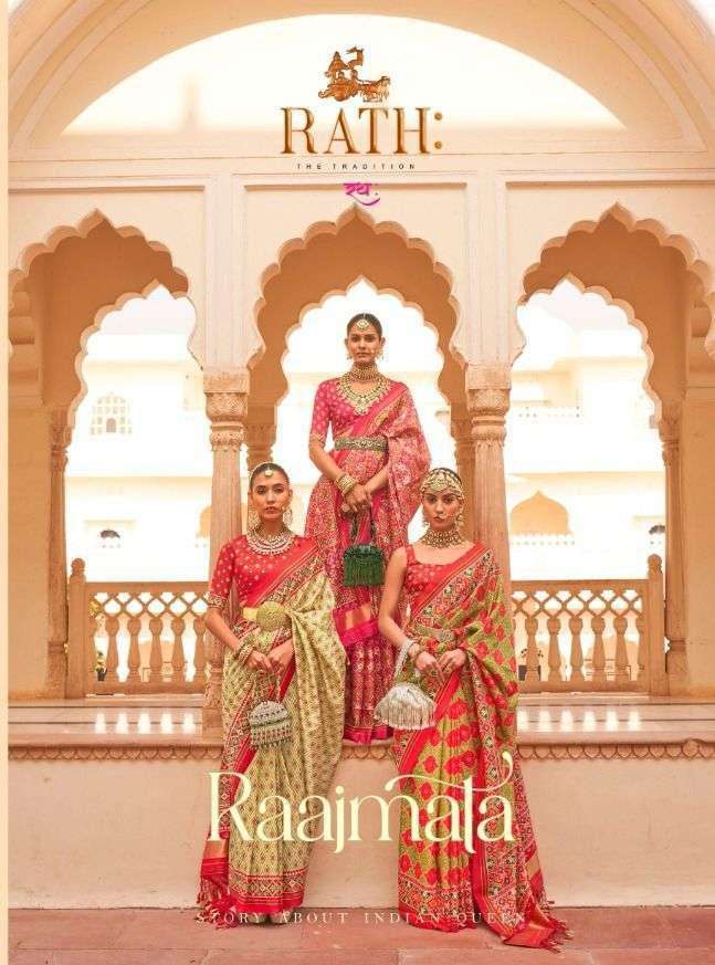 RAAJMATA BY RATH 1040 TO 1048 SERIES TUSSAR SILK WEAVING SAREES