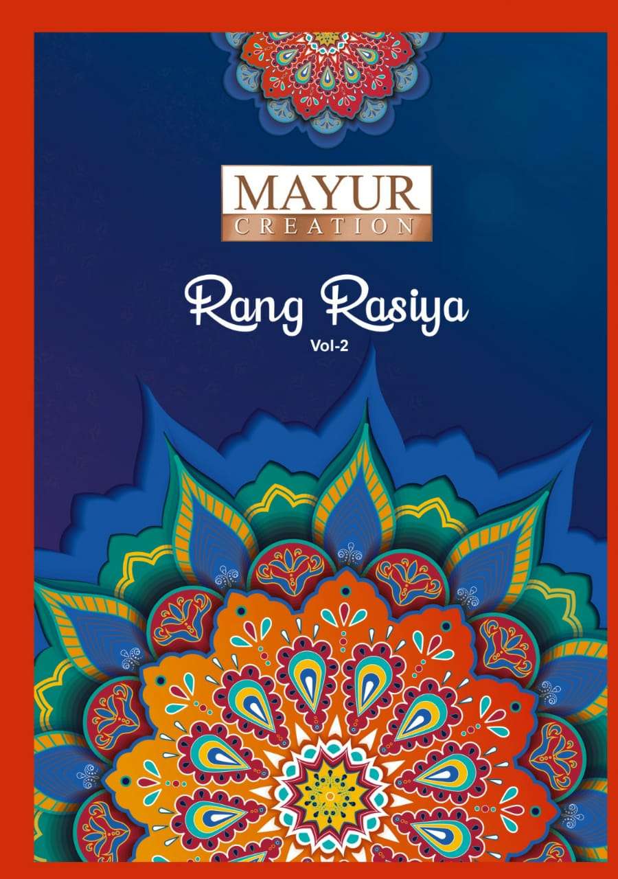 RANG RASIYA VOL-2 BY MAYUR CREATON 2001 TO 2010 SERIES COTTON PRINT DRESSES