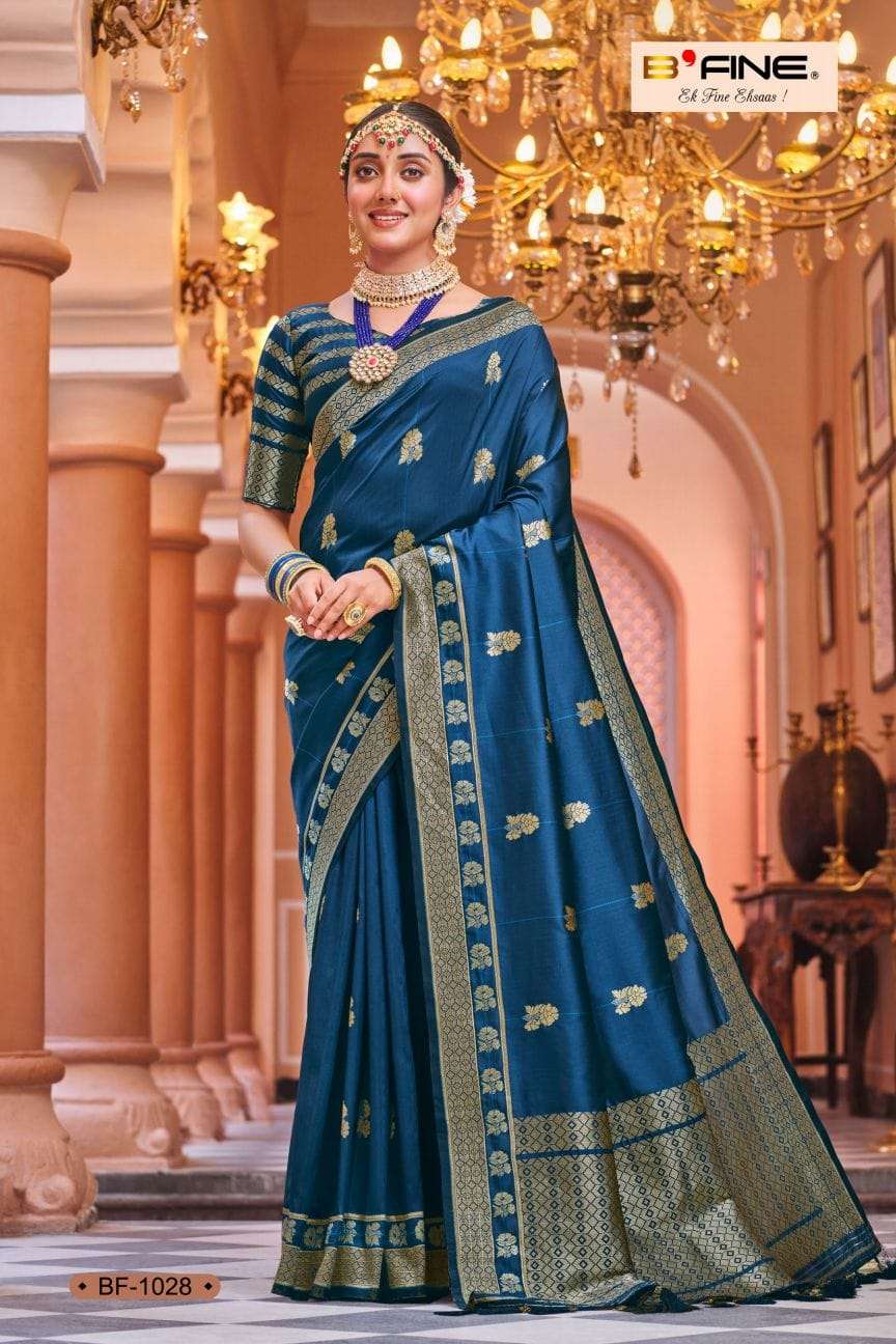 ROSHNI BY B FINE 1028 TO 1033 SERIES BANARASI SILK DESIGNER WEDDING WEAR SAREES